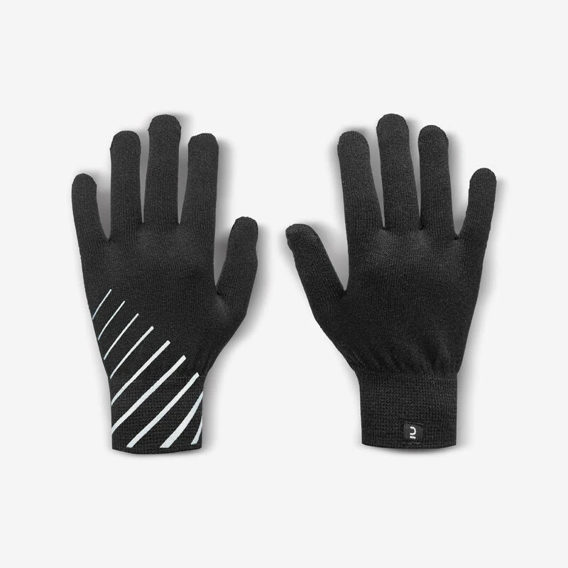 GANTS DE RUNNING ENFANT - KIPRUN WARM NOIR 3 GANTS DE RUNNING ENFANT - KIPRUN WARM NOIR