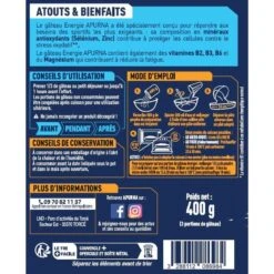 Gâteau Energie Moelleux Nature - 400g -Magasin De Sport gateau energie moelleux nature 400g 2