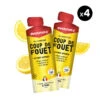 Gel énergétique Coup De Fouet Fruits Rouges - 4x34g -Magasin De Sport gel energetique coup de fouet fruits rouges 4x34g