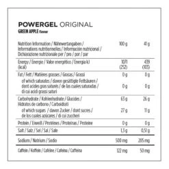 Powerbar Gel énergétique POWER GEL Pomme 4x41g -Magasin De Sport gel energetique power gel pomme 4x41g 2