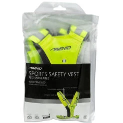 AVENTO Gilet De Sport à Led - Rechargeable - Jaune Fluo - Gilet De Sécurité -Magasin De Sport gilet de sport a led rechargeable jaune fluo gilet de securite 5