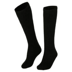 Heat Keeper Femme Chaussettes Hautes Thermo-isolantes Noir