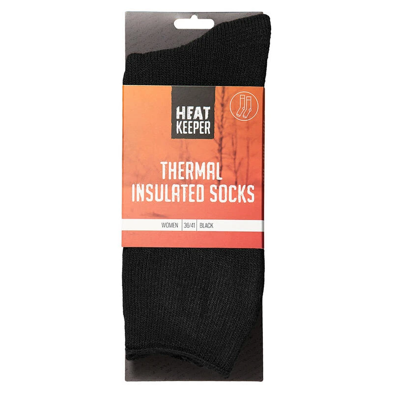 HeatKeeper Chaussettes Thermiques Dames Noir (4-PACK) 6 HeatKeeper Chaussettes Thermiques Dames Noir (4-PACK) – Image 4