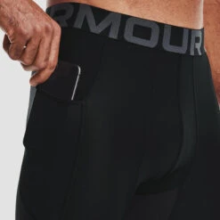 Legging 3/4 Noir Homme Under Armour Heat Gear -Magasin De Sport legging 34 noir homme under armour heat gear 4