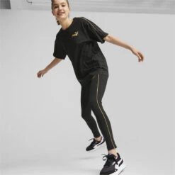 Legging ESS+ Minimal Gold Femme PUMA Black -Magasin De Sport legging ess minimal gold femme puma black 2