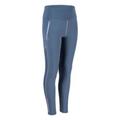 Legging Respirant Fille - KIPRUN DRY+ Zip 500 Gris Mauve -Magasin De Sport legging respirant fille kiprun dry zip 500 gris mauve 7