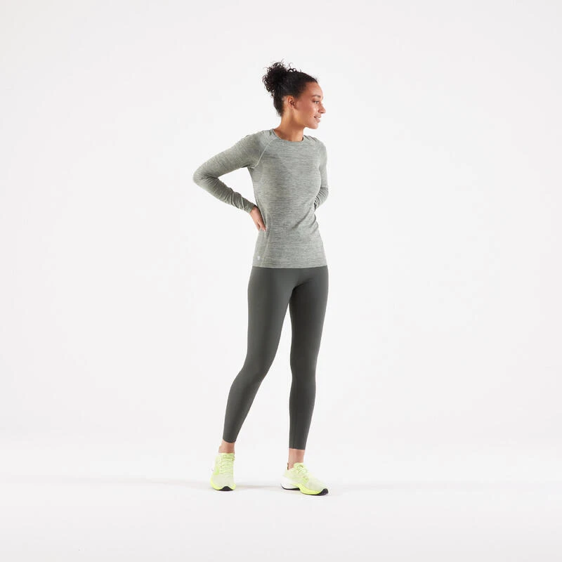 Legging Running Femme - KIPRUN Run 900 Light Kaki 11 Legging Running Femme - KIPRUN Run 900 Light Kaki – Image 9