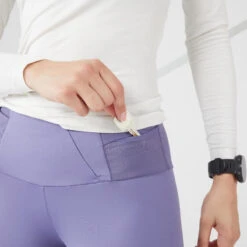 Legging Running Femme - KIPRUN Run 900 Light Mauve -Magasin De Sport legging running femme kiprun run 900 light mauve 4