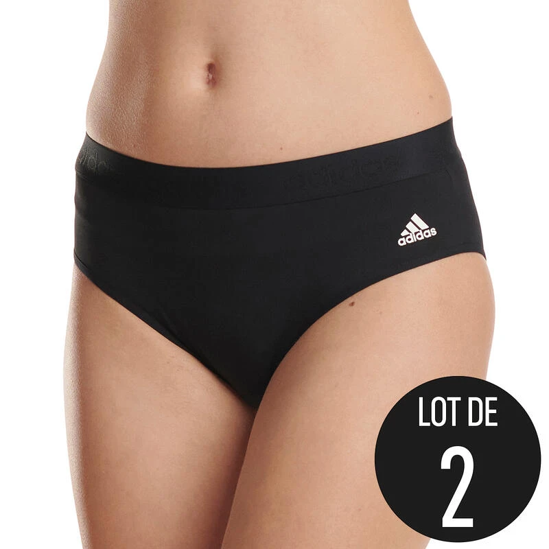 ADIDAS Lot De 2 Culottes Femme Solid Coton 4 ADIDAS Lot De 2 Culottes Femme Solid Coton – Image 2