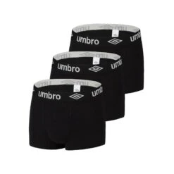 UMBRO Lot De 3 Boxers Coton Uni Homme
