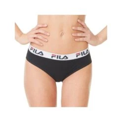 Lot De 3 Culottes Coton Femme Fila 6043 Noir Navy Et Blanc -Magasin De Sport lot de 3 culottes coton femme fila 6043 noir navy et blanc 2