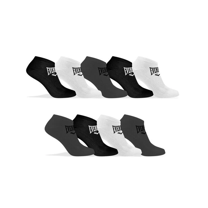 Everlast Lot De 9 Paires De Chaussettes Socquettes Assorties 3 Everlast Lot De 9 Paires De Chaussettes Socquettes Assorties