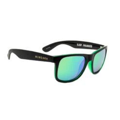 Lunettes De Soleil BLOODY Noir Mat, Polarisés VERT - Cat.3 - MUNDAKA