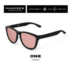 HAWKERS Lunettes De Soleil Pour Homme Et Femme ONE CARBON Black Rose Gold -Magasin De Sport lunettes de soleil pour homme et femme one carbon black rose gold 6
