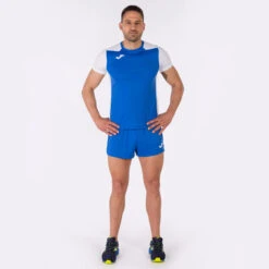 Maillot Manches Courtes Garçon Joma Record Ii Bleu Roi Blanc -Magasin De Sport maillot manches courtes garcon joma record ii bleu roi blanc 3