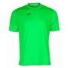Maillot Manches Courtes Homme Joma Combi Vert Fluo