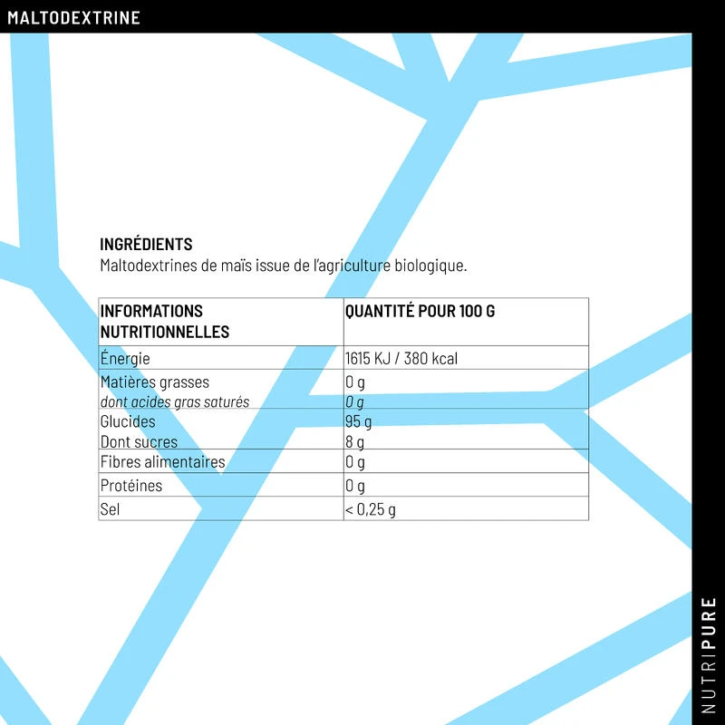 Maltodextrine Bio 1kg Nutripure 4 Maltodextrine Bio 1kg Nutripure – Image 2
