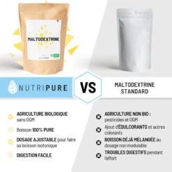 Maltodextrine Bio 1kg Nutripure 10 Maltodextrine Bio 1kg Nutripure -Magasin De Sport maltodextrine bio 1kg nutripure 3