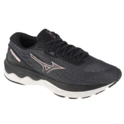 Mizuno Wave Skyrise 3, Femme, Course ? Pied, Chaussures De Running, Noir