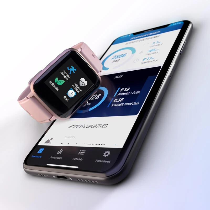 Kalenji Montre Connectée Multisport Cardio - CW700 HR Rose 11 Kalenji Montre Connectée Multisport Cardio - CW700 HR Rose – Image 9