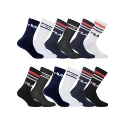 Fila Pack Surprise De 12 Paires De Chaussettes Tennis Homme 7 Fila Pack Surprise De 12 Paires De Chaussettes Tennis Homme -Magasin De Sport pack surprise de 12 paires de chaussettes tennis homme 1