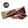 Pack X20 Barres Nutritionnelles Cacao-Noisette-Vanille -Magasin De Sport pack x20 barres nutritionnelles cacao noisette vanille