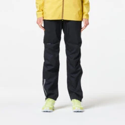 PANTALON IMPERMEABLE PLUIE DE TRAIL RUNNING FEMME NOIR 13 PANTALON IMPERMEABLE PLUIE DE TRAIL RUNNING FEMME NOIR -Magasin De Sport pantalon impermeable pluie de trail running femme noir 3