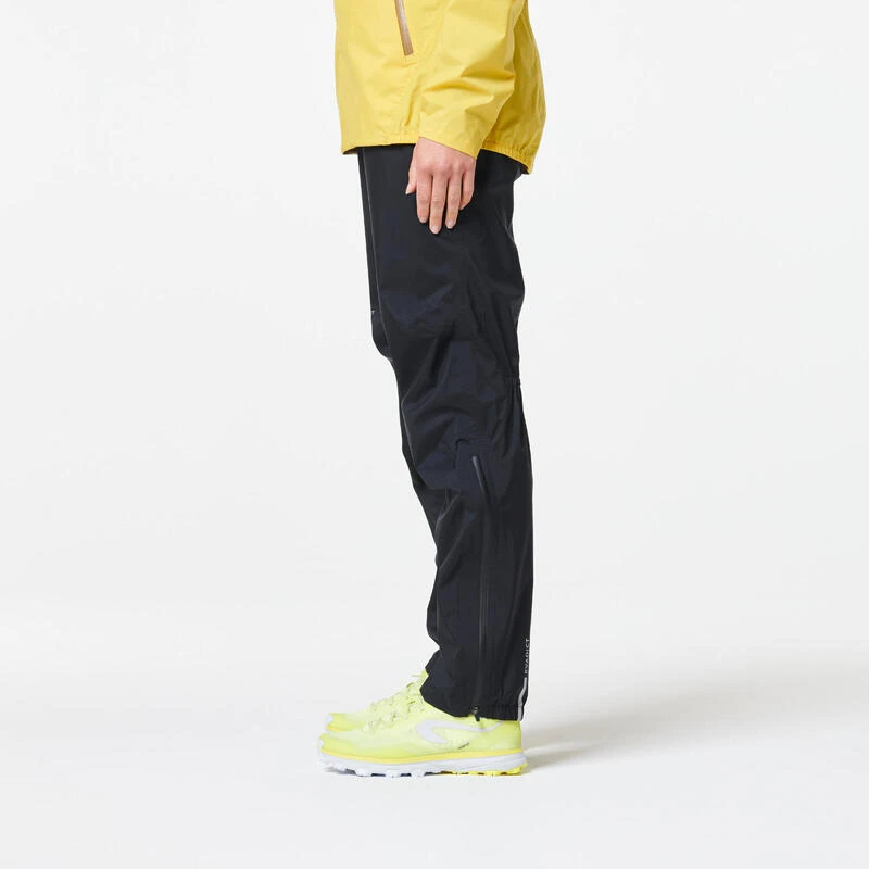 PANTALON IMPERMEABLE PLUIE DE TRAIL RUNNING FEMME NOIR 7 PANTALON IMPERMEABLE PLUIE DE TRAIL RUNNING FEMME NOIR – Image 5