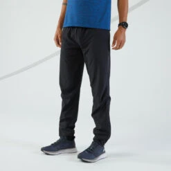 Pantalon Running Respirant Homme - KIPRUN Noir -Magasin De Sport pantalon running respirant homme kiprun noir 2