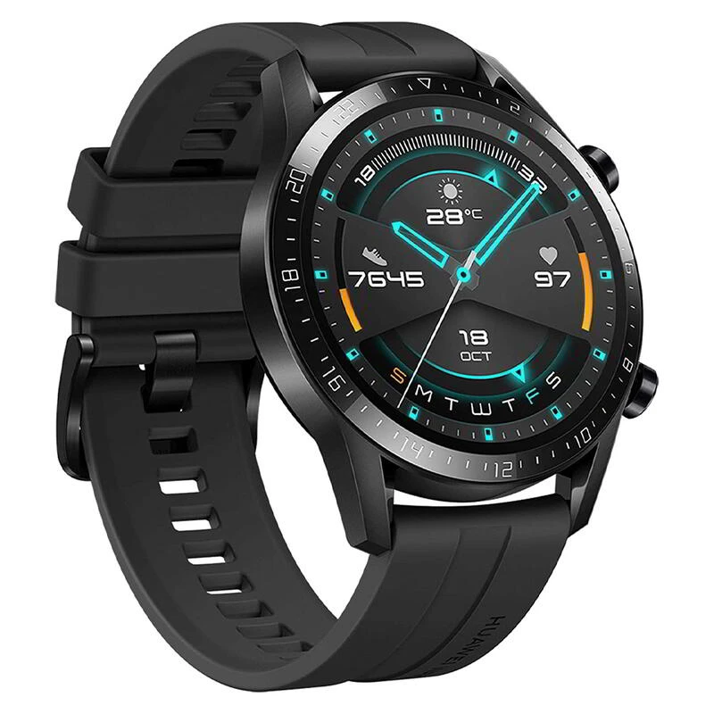 Reconditionné - Huawei Watch GT 2 46mm GPS Noir/Bracelet Noir - Très Bon état 3 Reconditionné - Huawei Watch GT 2 46mm GPS Noir/Bracelet Noir - Très Bon état