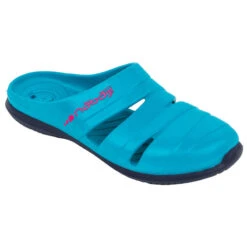 Sabots De Piscine Femme - Clog 100 - Bleu Luxury -Magasin De Sport sabots de piscine femme clog 100 bleu luxury 4