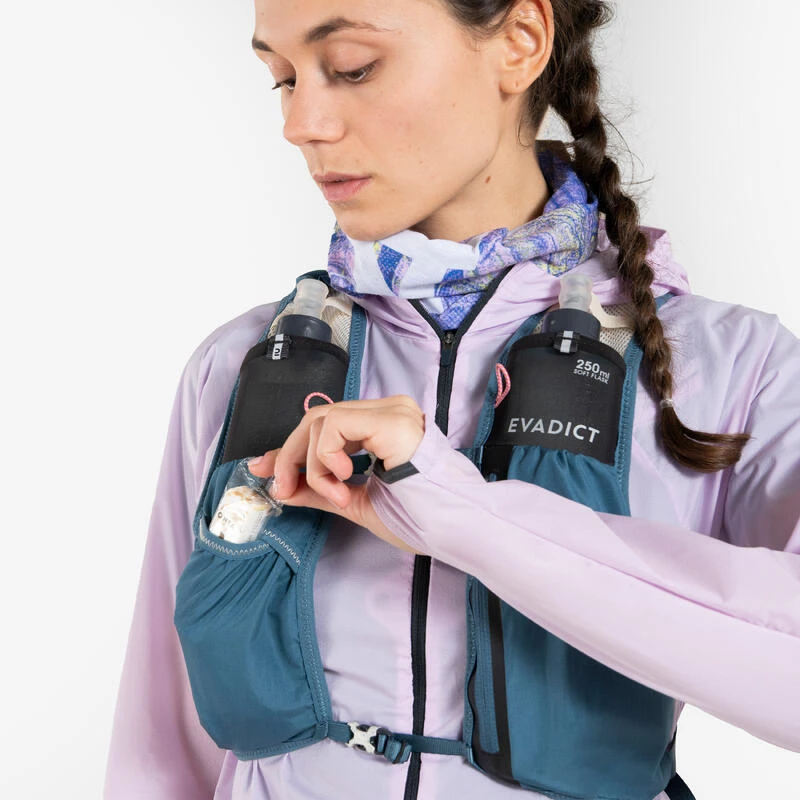 SAC TRAIL RUNNING 5L TURQUOISE - VENDU AVEC POCHE À EAU 1L 10 SAC TRAIL RUNNING 5L TURQUOISE - VENDU AVEC POCHE À EAU 1L – Image 8