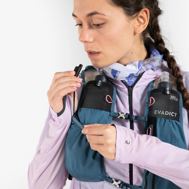 SAC TRAIL RUNNING 5L TURQUOISE - VENDU AVEC POCHE À EAU 1L 11 SAC TRAIL RUNNING 5L TURQUOISE - VENDU AVEC POCHE À EAU 1L – Image 9