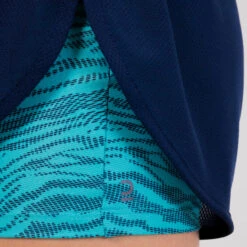 Short De Running Et D'athlétisme Pour Fille AT 500 2 En 1 Marine Vert -Magasin De Sport short de running et dathletisme pour fille at 500 2 en 1 marine vert 4