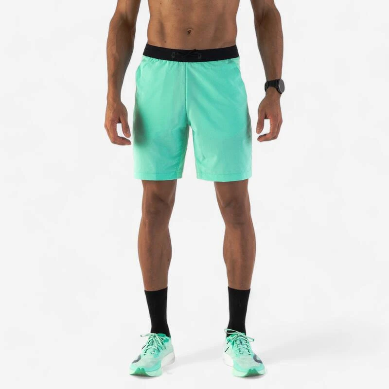 Kalenji Short De Running Respirant Homme - KIPRUN Run 500 Dry Vert Menthe 3 Kalenji Short De Running Respirant Homme - KIPRUN Run 500 Dry Vert Menthe