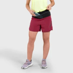 SHORT DE TRAIL RUNNING BAGGY FEMME FRAMBOISE 9 SHORT DE TRAIL RUNNING BAGGY FEMME FRAMBOISE -Magasin De Sport short de trail running baggy femme framboise 3