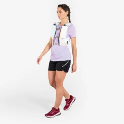 SHORT DE TRAIL RUNNING BAGGY FEMME NOIR -Magasin De Sport short de trail running baggy femme noir 2