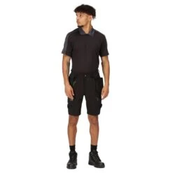 Regatta Short INFILTRATE Homme (Gris / Noir) -Magasin De Sport short infiltrate homme gris noir 3