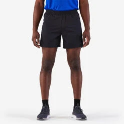 SHORT RUNNING HOMME LEGER KIPRUN LIGHT NOIR