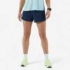 Short Running Léger Femme - Kiprun LIGHT Bleu Marine -Magasin De Sport short running leger femme kiprun light bleu marine