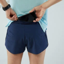 Short Running Léger Femme - Kiprun LIGHT Bleu Marine -Magasin De Sport short running leger femme kiprun light bleu marine 5