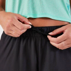 Short Running Respirant Femme - KIPRUN Run 500 Dry Noir -Magasin De Sport short running respirant femme kiprun run 500 dry noir 2