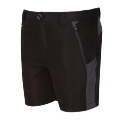 Regatta Short SORCER MOUNTAIN Enfant (Noir / Gris Phoque) -Magasin De Sport short sorcer mountain enfant noir gris phoque 3