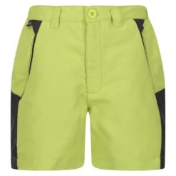 Regatta Short SORCER MOUNTAIN Enfant (Vert Algue / Gris Phoque)