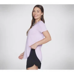 SKECHERS GODRI SWIFT TUNIC TEE T-Shirt/Marcel à Manches Courtes Violet Pastel -Magasin De Sport skechers godri swift tunic tee t shirtmarcel a manches courtes violet pastel 2