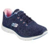 SKECHERS Women FLEX APPEAL 4.0 FRESH MOVE Sneakers Bleu Marine / Multicolore