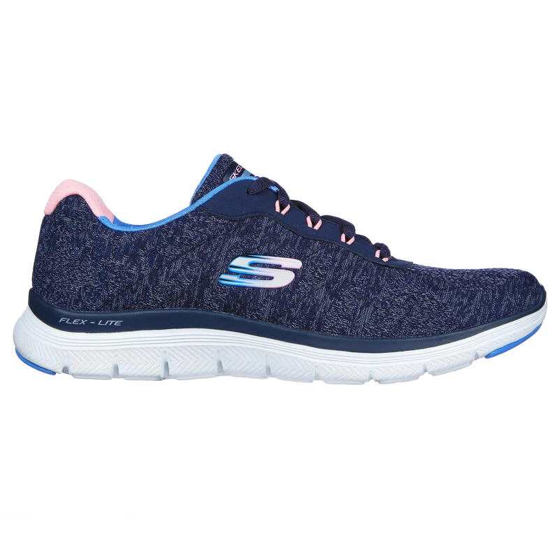 SKECHERS Women FLEX APPEAL 4.0 FRESH MOVE Sneakers Bleu Marine / Multicolore 7 SKECHERS Women FLEX APPEAL 4.0 FRESH MOVE Sneakers Bleu Marine / Multicolore – Image 5