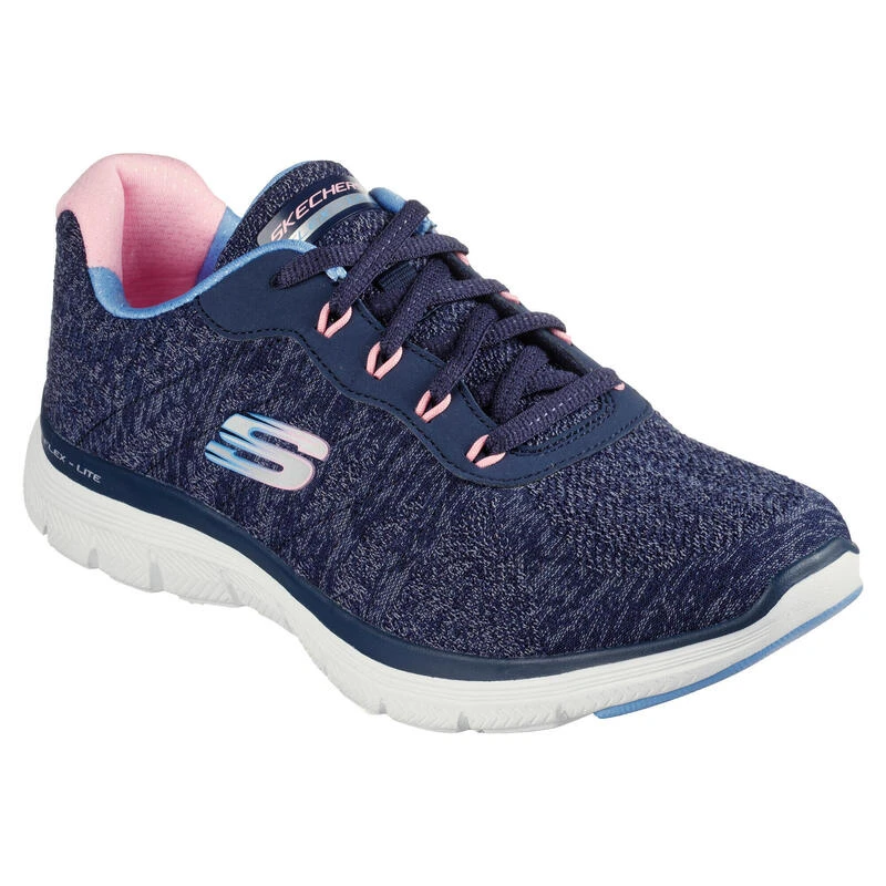 SKECHERS Women FLEX APPEAL 4.0 FRESH MOVE Sneakers Bleu Marine / Multicolore 3 SKECHERS Women FLEX APPEAL 4.0 FRESH MOVE Sneakers Bleu Marine / Multicolore