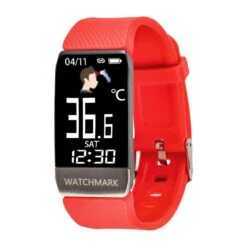 Smartwatch WT1 Rouge -Magasin De Sport smartwatch wt1 rouge 2