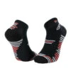 BV Sport Socquettes TRAIL ELITE Noir-corail -Magasin De Sport socquettes trail elite noir corail